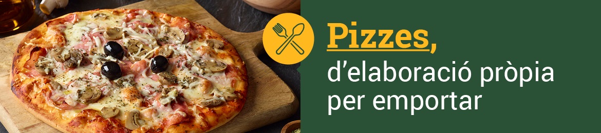 Menjar per emportat pizzes