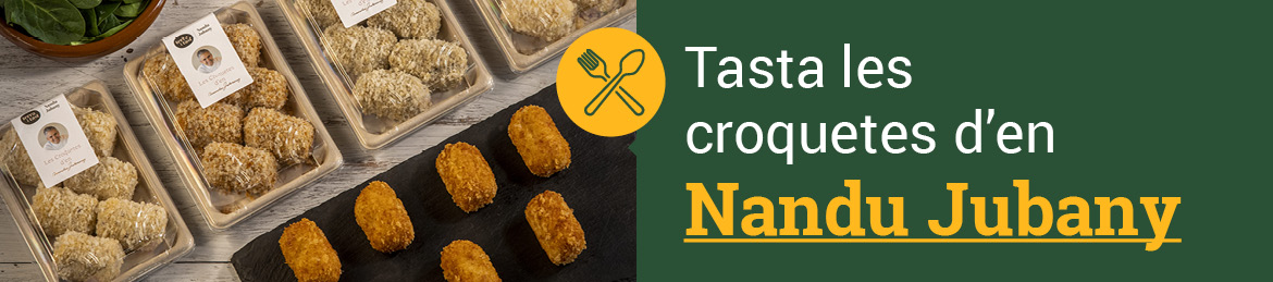 Menjar per emportat croquetes Nanu Jubany